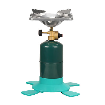 DOMINOX 10000 BTU Propane Camping Stove Portable Adjustable Flame Camping Stove with Gas Cylinder Base Portable Backpacking Stove for Camping Outdoor Travel Hiking