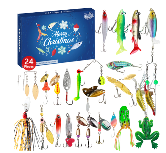 Fishing Lure Advent Calendar 2024 (One Set)